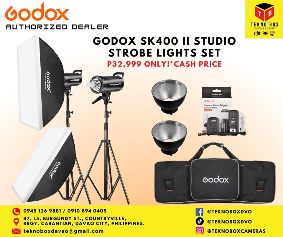 Godox SK400 II Studio Strobe Lights Set