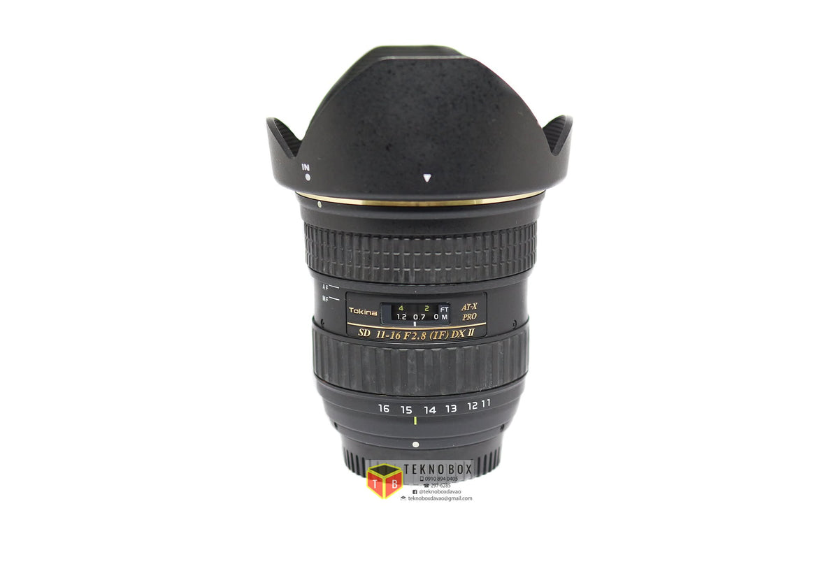 Tokina 11-16mm F/2.8 AT-X Pro IF DX II Lens (For Nikon Mount)