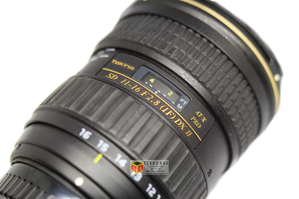 Tokina 11-16mm F/2.8 AT-X Pro IF DX II Lens (For Nikon Mount)