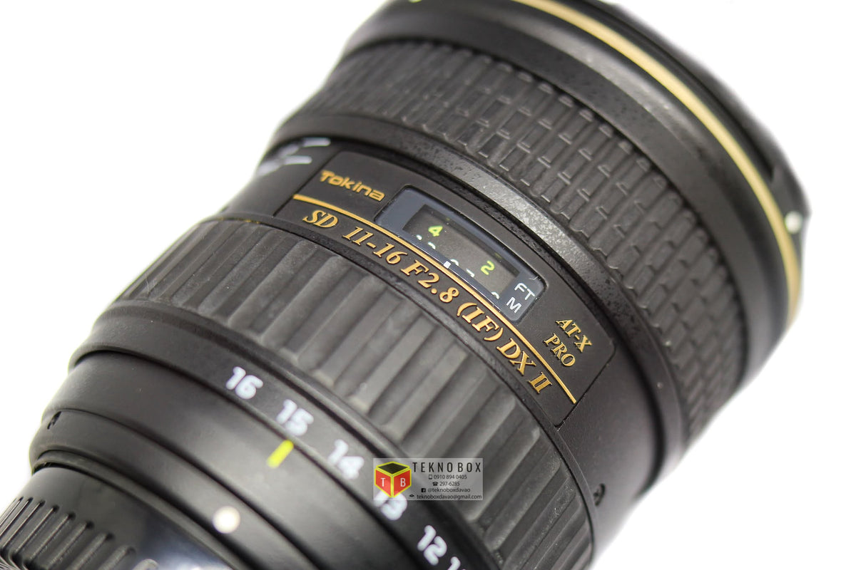 Tokina 11-16mm F/2.8 AT-X Pro IF DX II Lens (For Nikon Mount)