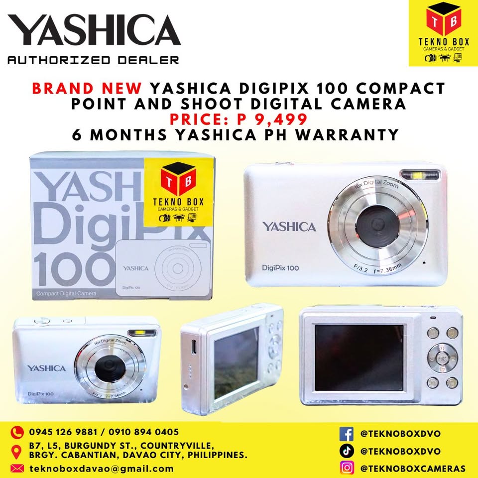 Yashica Digipix 100 Compact Point and Shoot Digital Camera