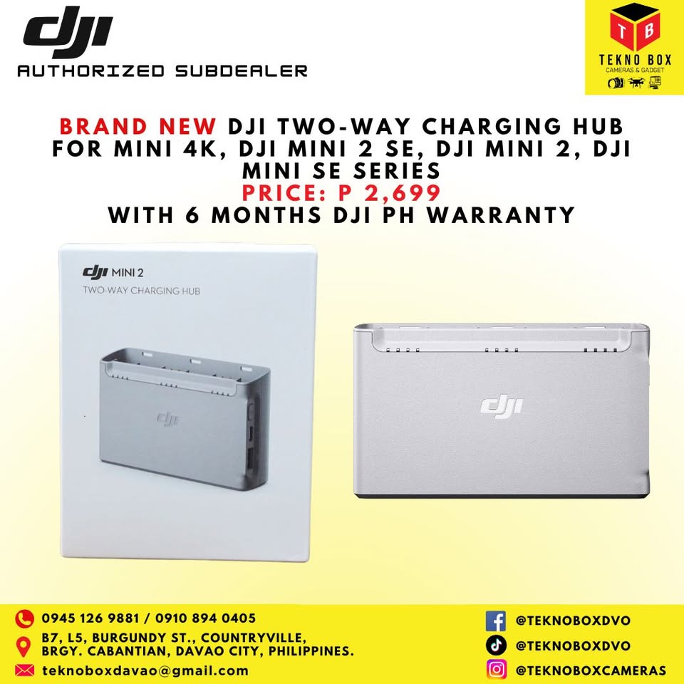 DJI Two Way Charging Hub for Mini 4K, Mini 2 SE, Mini 2, Mini SE Series