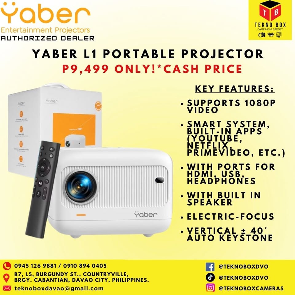YABER L1 Portable Mini Projector