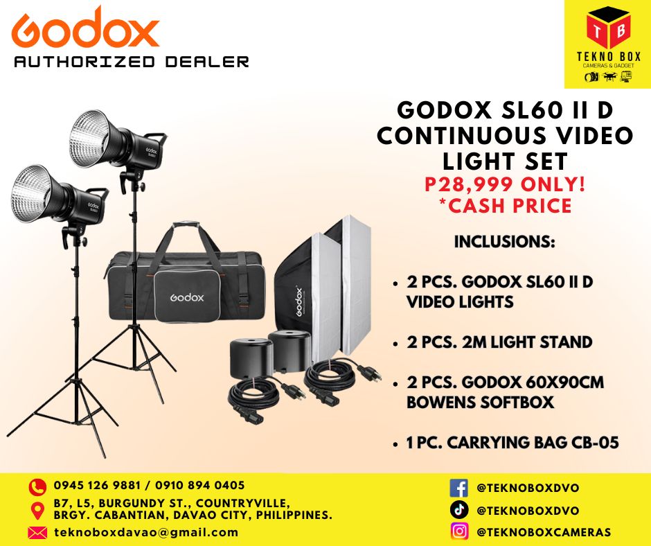 Godox SL60 II D Continuous Video Light Set
