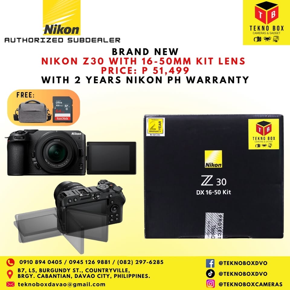 Nikon Z30 With 16-50mm Z VR Lens