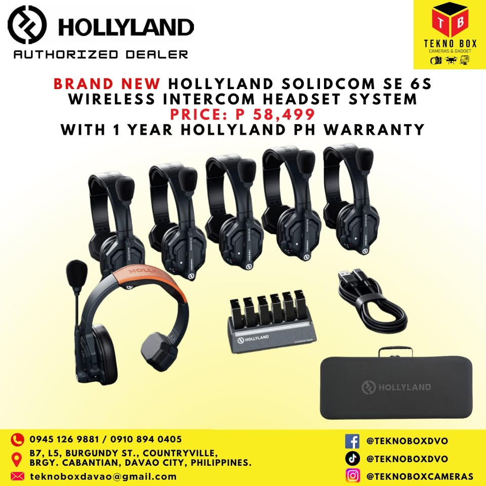 Hollyland Solidcom SE 6S Wireless Intercom Headset System