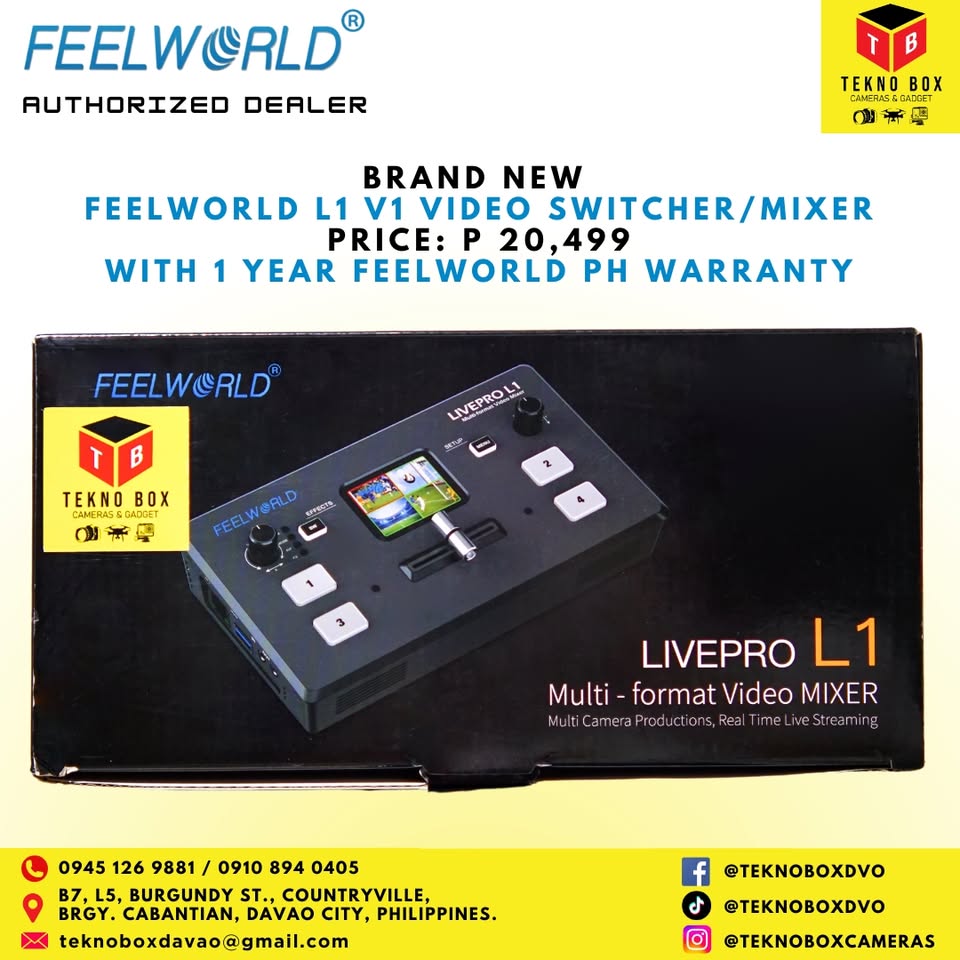 Feelworld LivePro L1 V1 Video Switcher Mixer