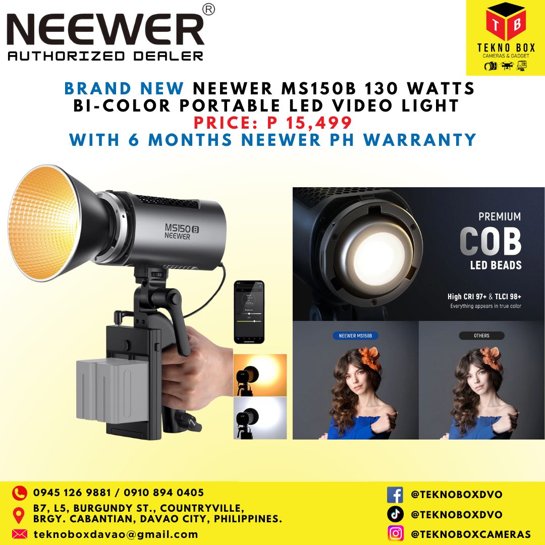 Neewer MS150B 130 Watts Bi-Color Portable LED Video Light