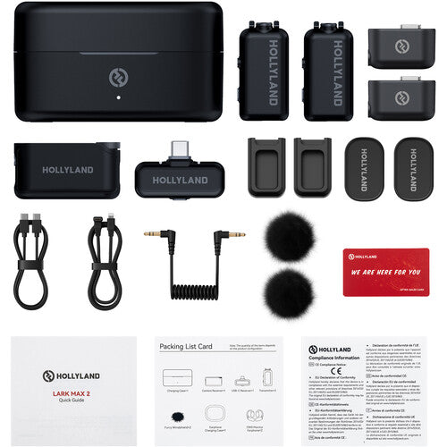 Brand New Hollyland Lark Max 2 Wireless Microphone System