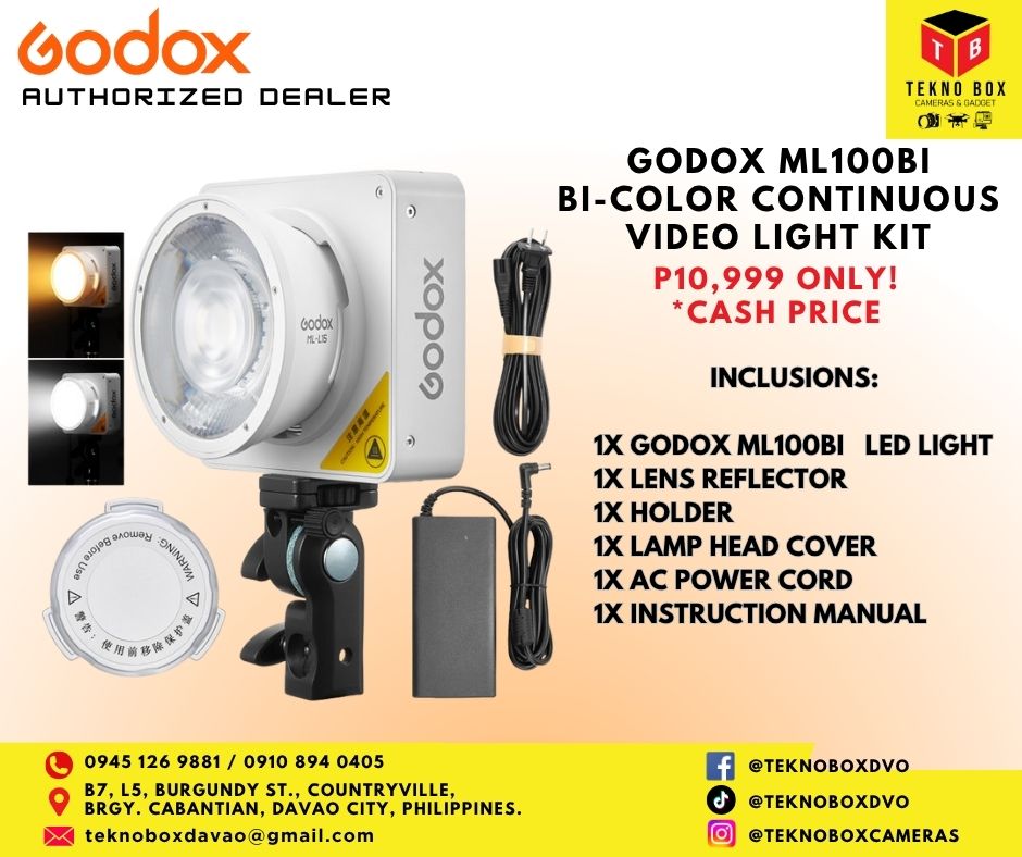 Godox ML100 BiColor LED Video Light