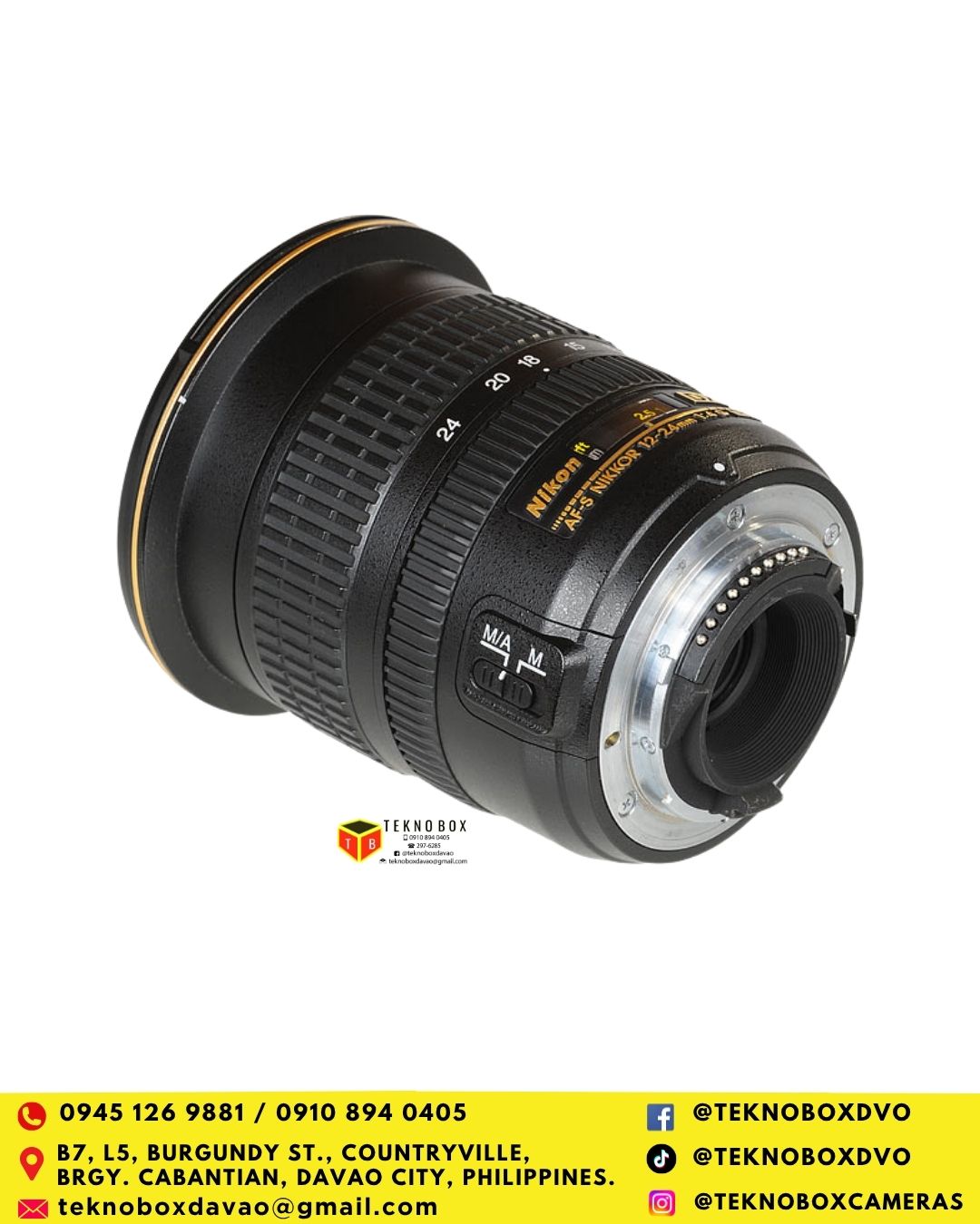Nikon 12-24mm F/4G ED Lens