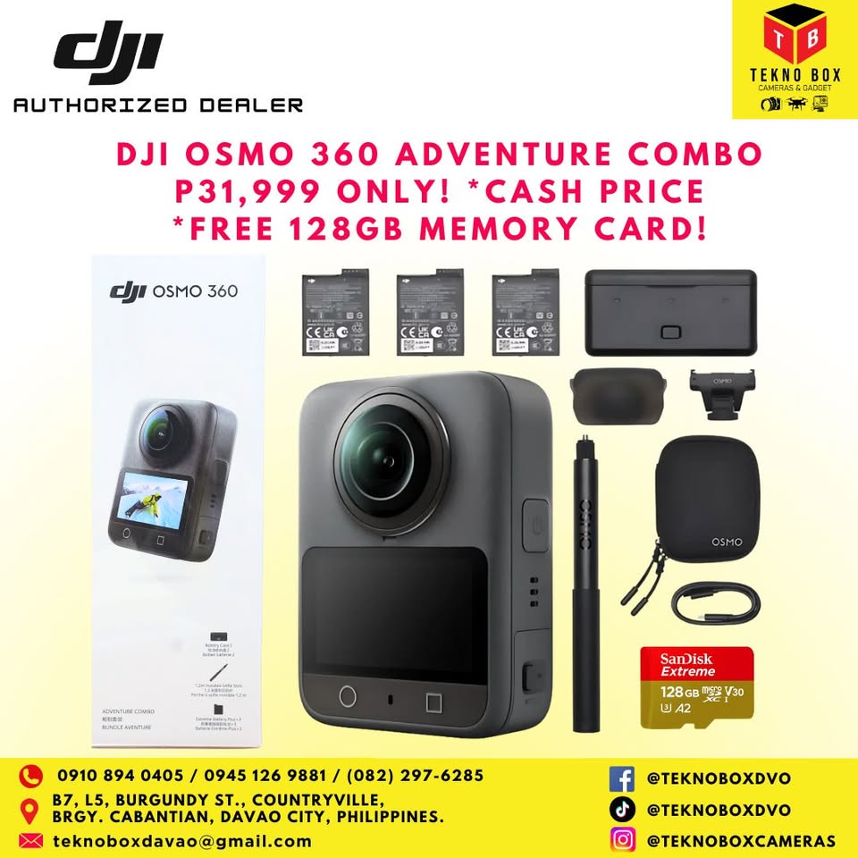 DJI Osmo 360 Adventure Combo