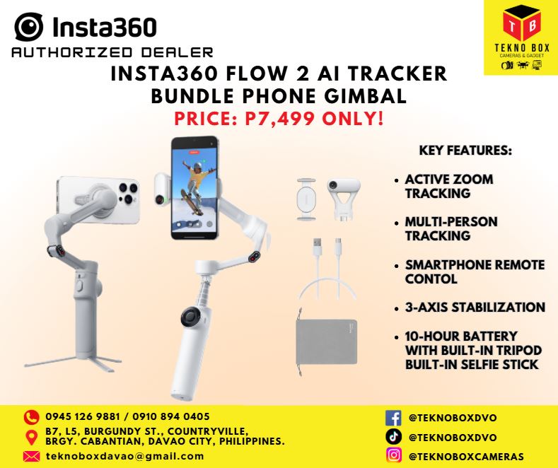 Insta360 Flow 2 AI Tracker Bundle