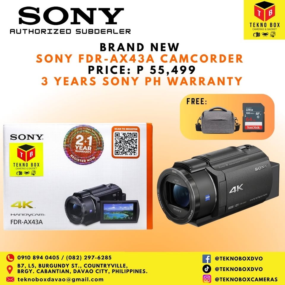 Sony FDR-AX43A Camcorder