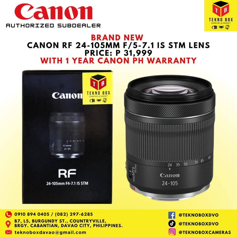 Canon RF 24-105mm F/4-7.1 IS STM Lens