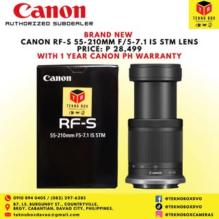 Canon RF-S 55-210mm F/5-7.1 IS STM Lens
