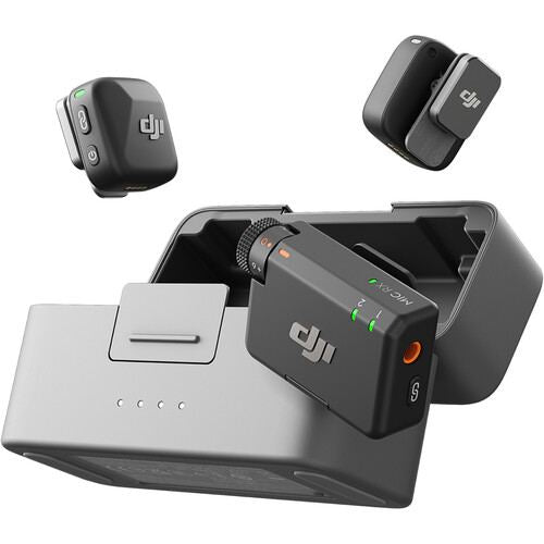DJI Mic Mini Wireless Microphone (2 TX, 1 RX, 1 Charging Case)