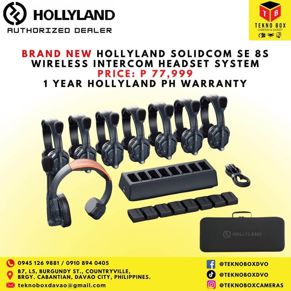 Hollyland Solidcom SE 8S Wireless Intercom Headset System