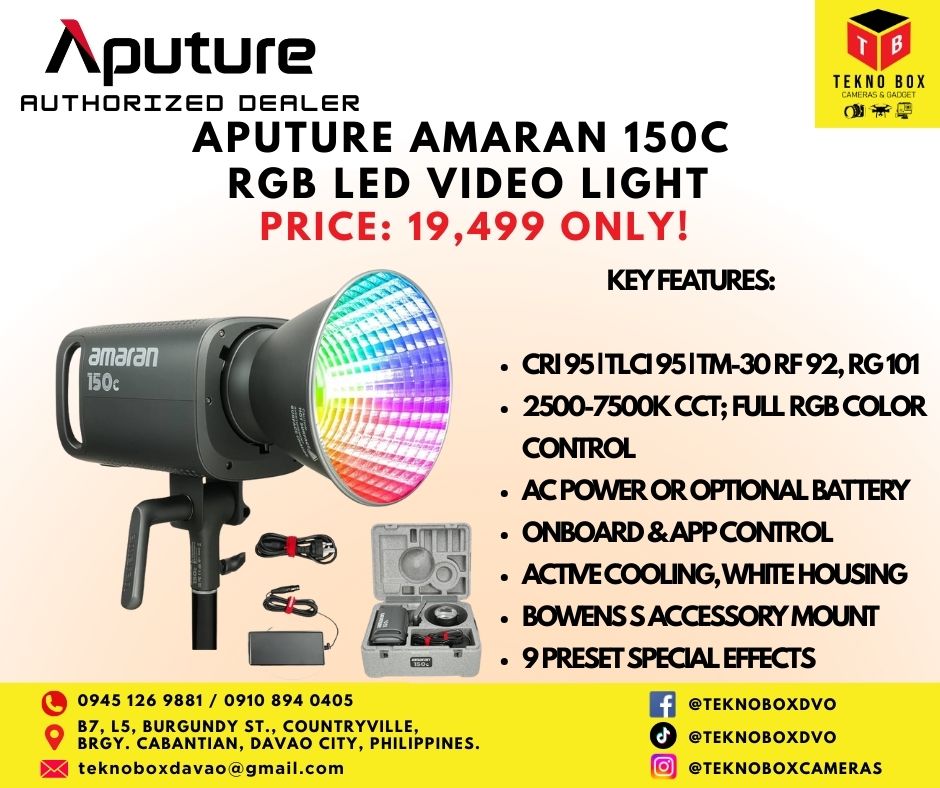 Aputure Amaran 150C RGB LED Video Light