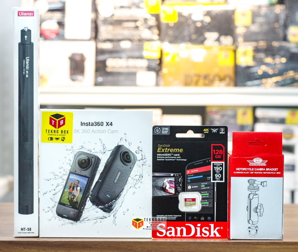 Insta360 X4 Motorcycle Bundle