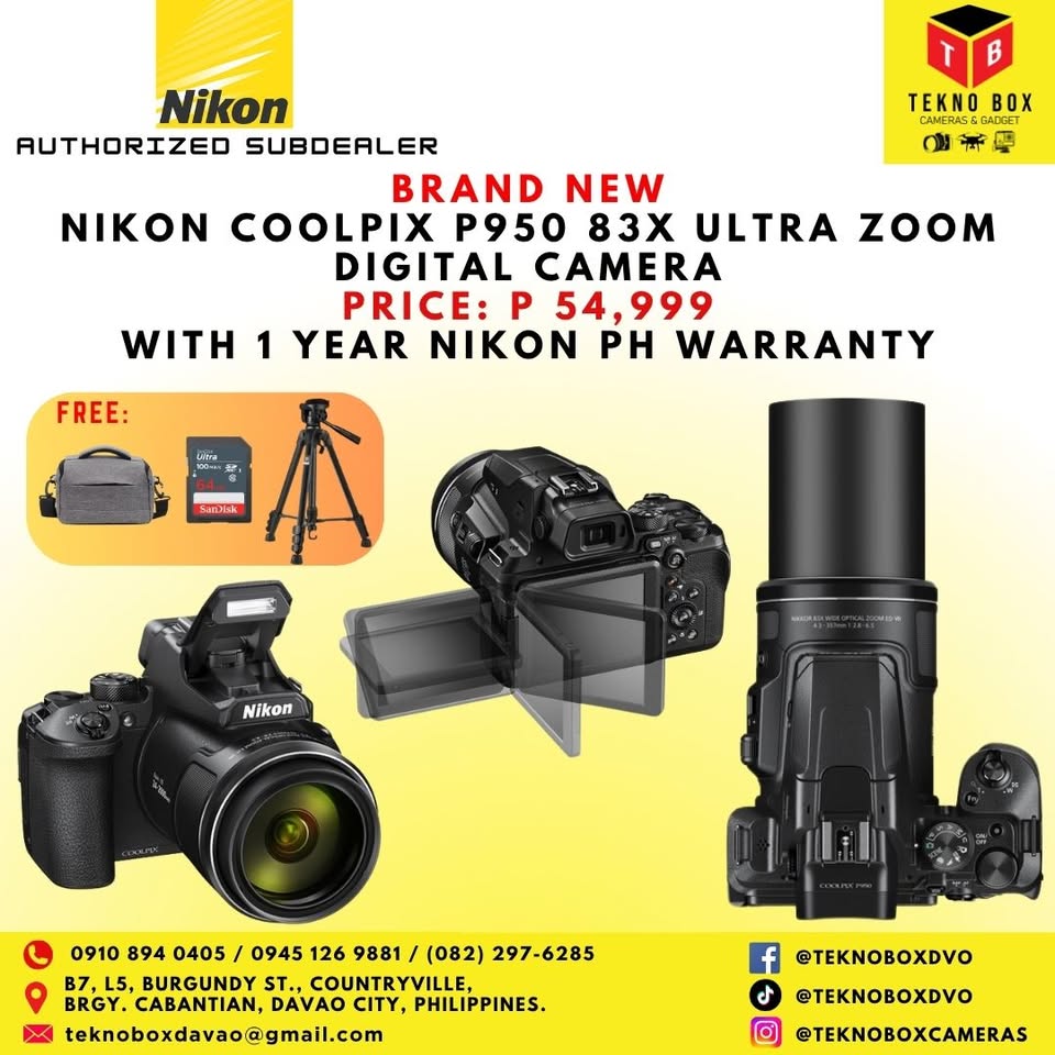 Nikon Coolpix P950 83x Ultra Zoom Digital Bridge Camera