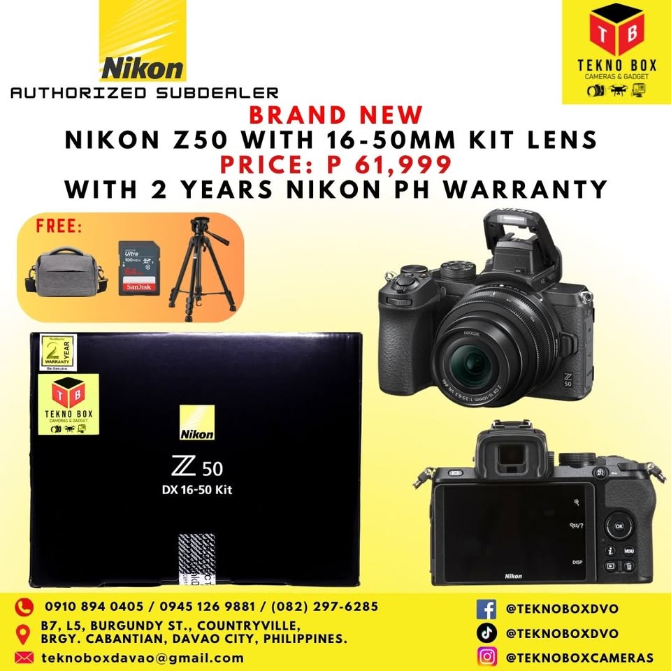 Nikon Z50 With 16-50mm Z VR Kit Lens