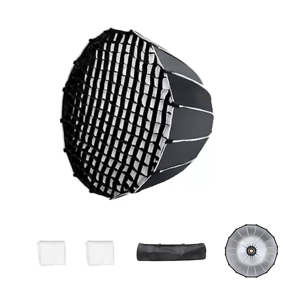 Triopo 120cm Quick Collapse Bowens Mount Octagon Softbox With Grid