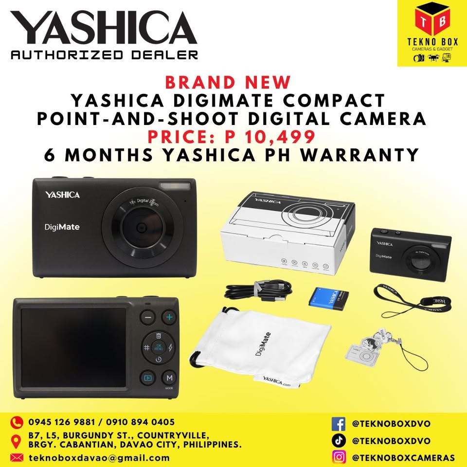 Yashica DigiMate Compact Point-And-Shoot Digital Camera