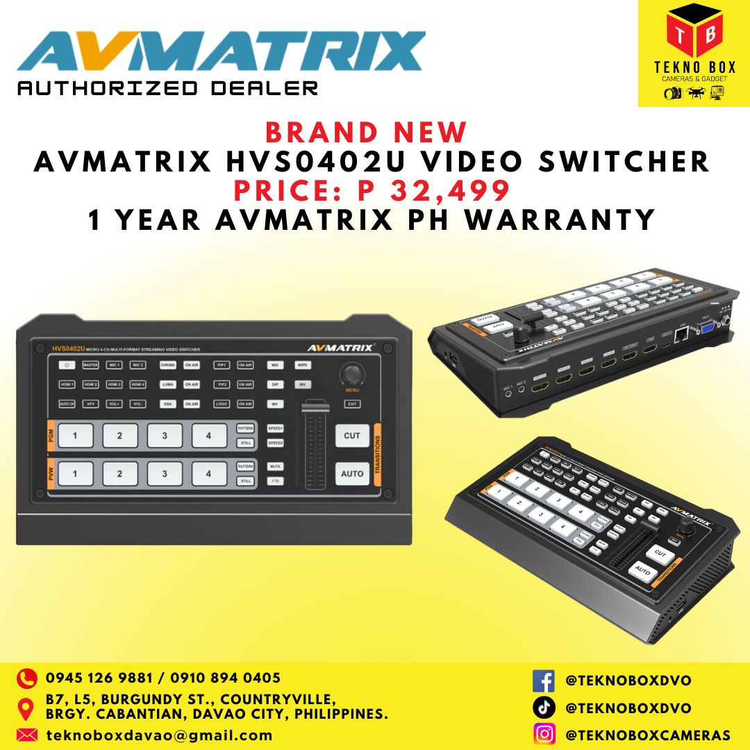 AVMatrix HVS0402U Video Switcher Mixer