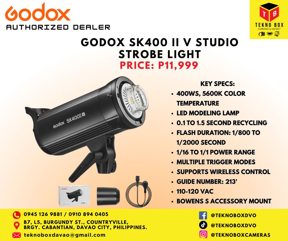 Godox SK400 II V Strobe Light