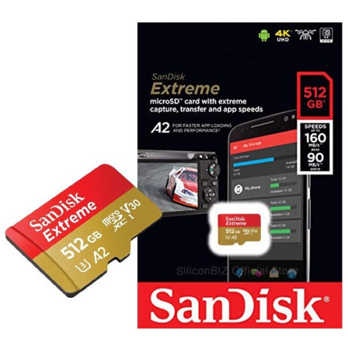 Sandisk Extreme 512GB Micro SD Card