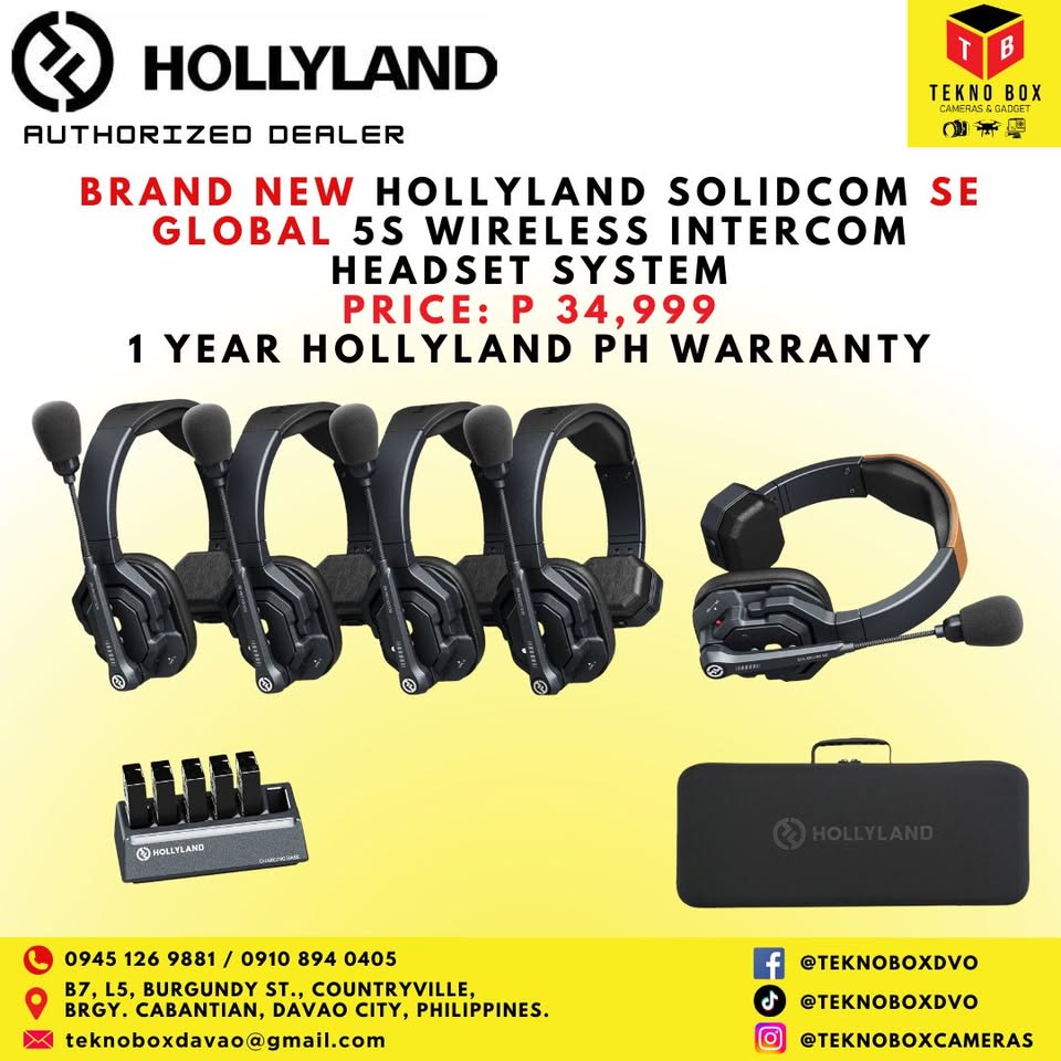 Hollyland Solidcom SE GLOBAL 5S Wireless Intercom Headset System