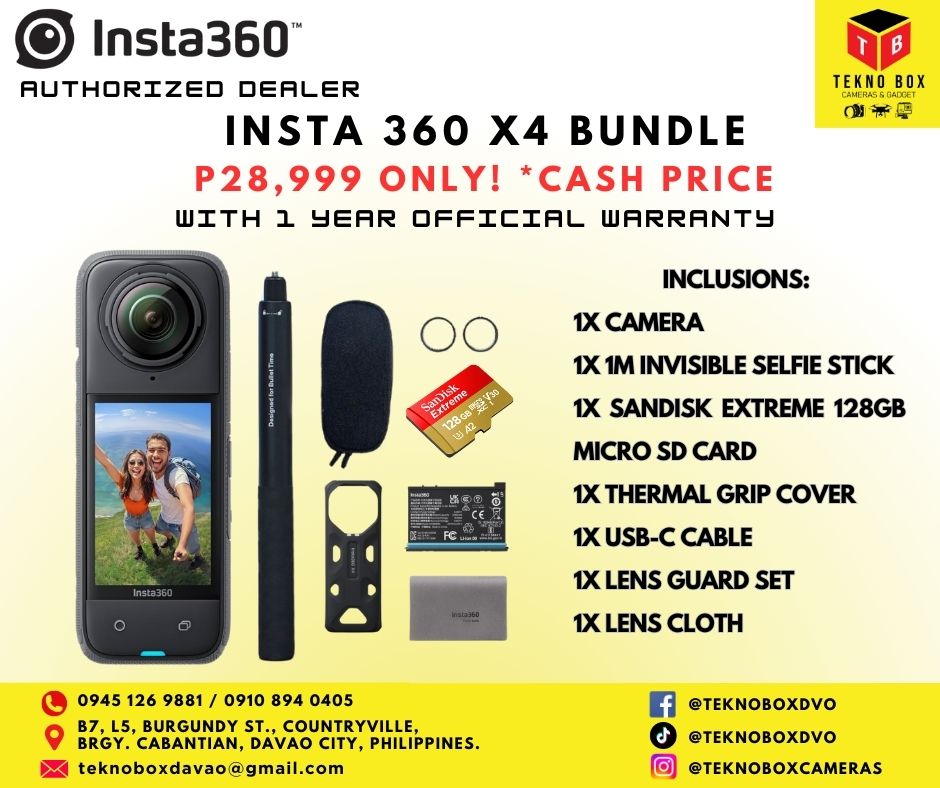 Brand New Insta360 X4 Bundle