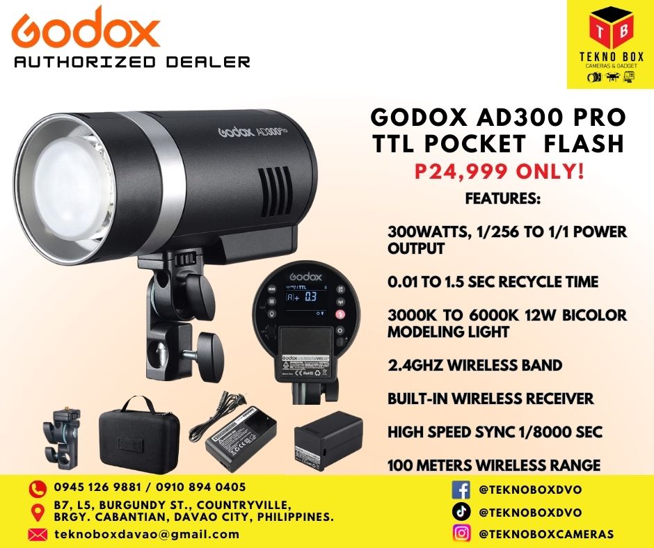 Brand New Godox AD300 Pro TTL Pocket Flash
