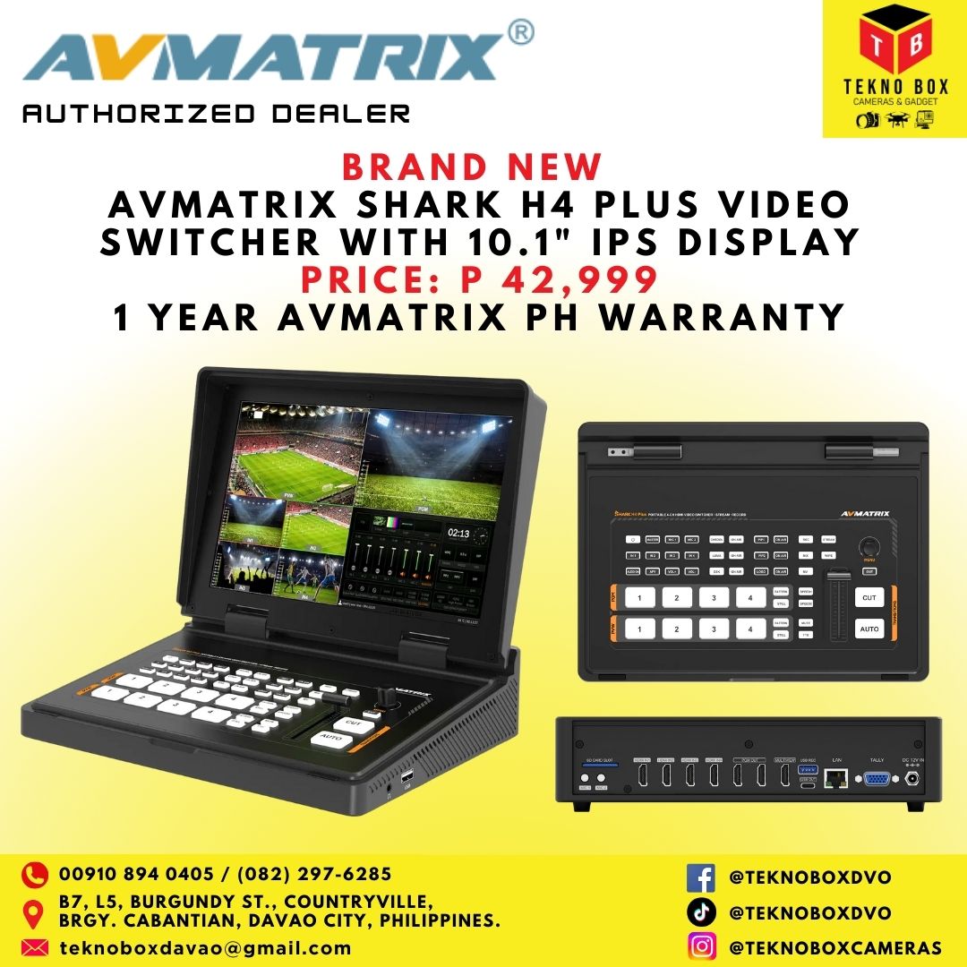 Brand New AVMatrix Shark H4 Plus With 10.1-Inches IPS Display