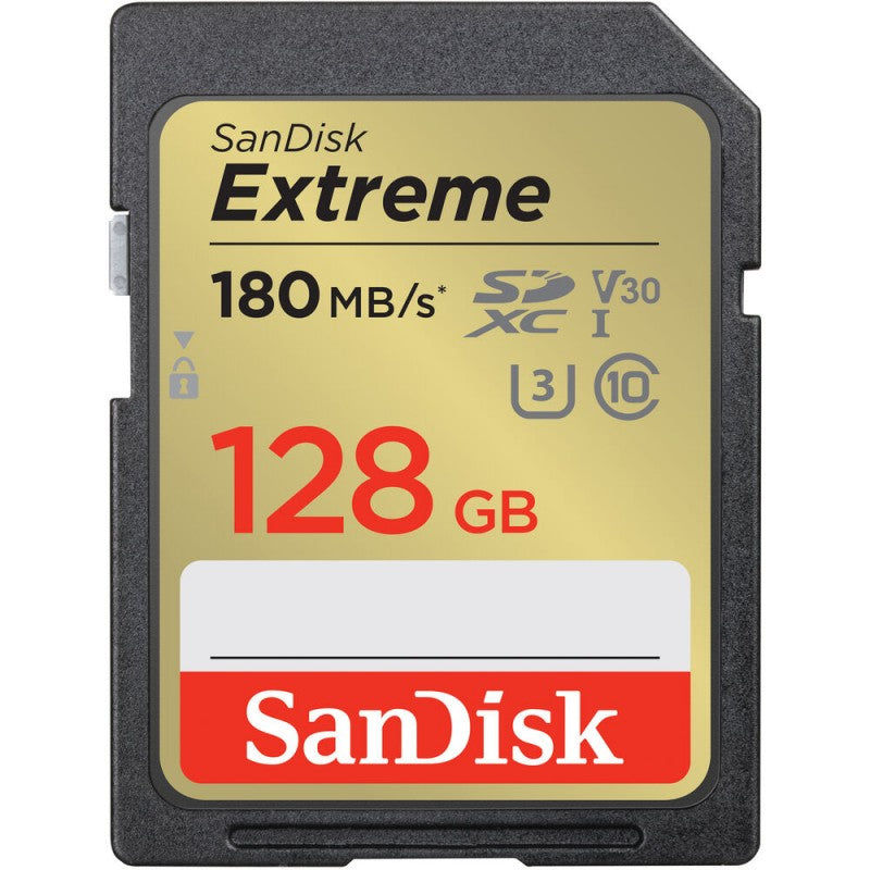 Brand New Sandisk Extreme 128GB 180MB/S SD Card