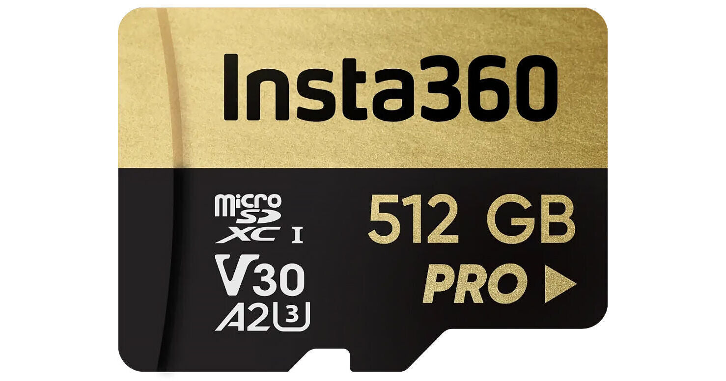 Brand New Insta360 Pro 512GB V30 Micro SD Card