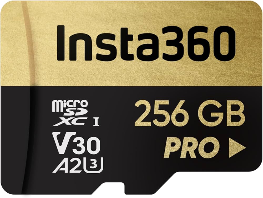 Brand New Insta360 Pro 256GB V30 Micro SD Card