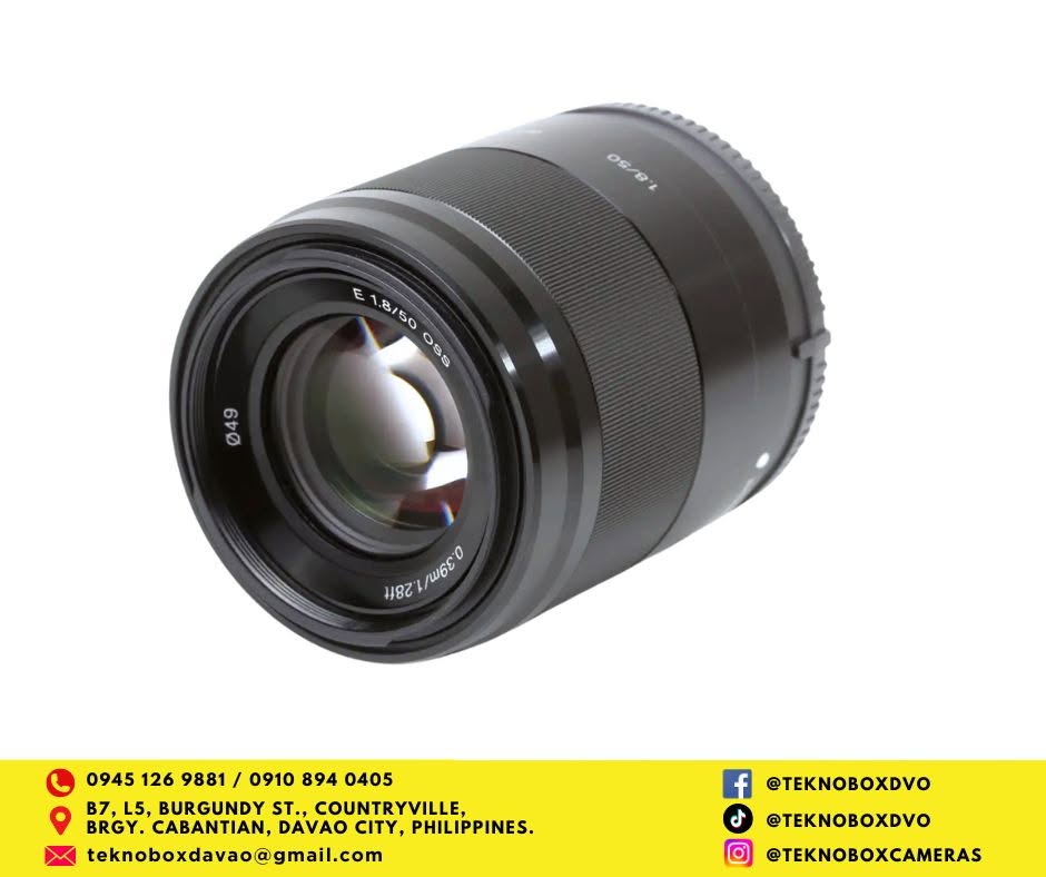 Sony E 50mm F1.8 OSS Lens