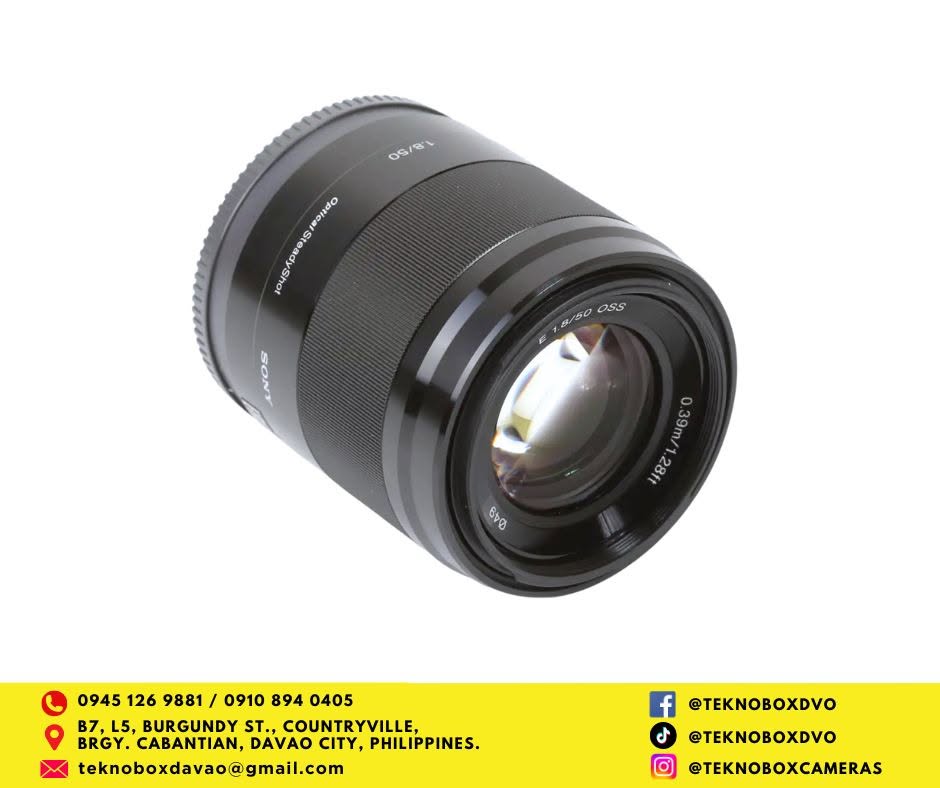 Sony E 50mm F1.8 OSS Lens