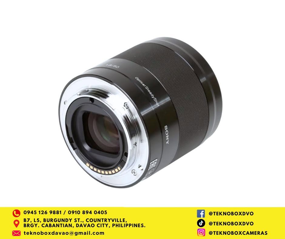 Sony E 50mm F1.8 OSS Lens