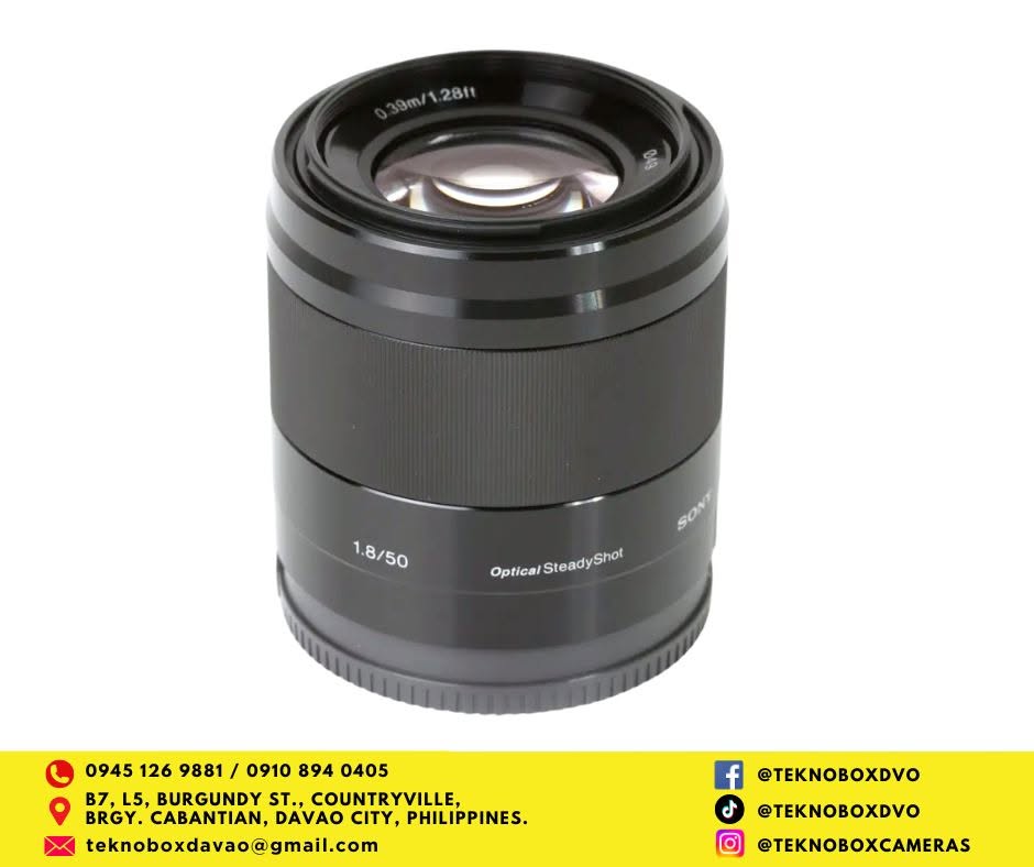 Sony E 50mm F1.8 OSS Lens