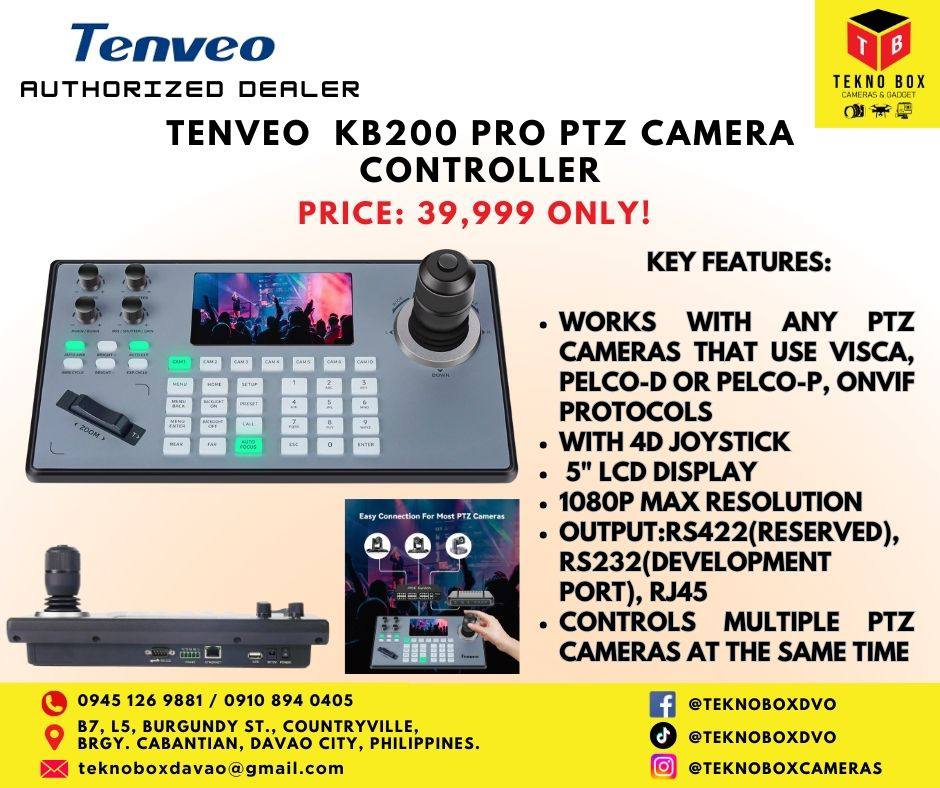 Tenveo KB200 Pro PTZ Camera Controller