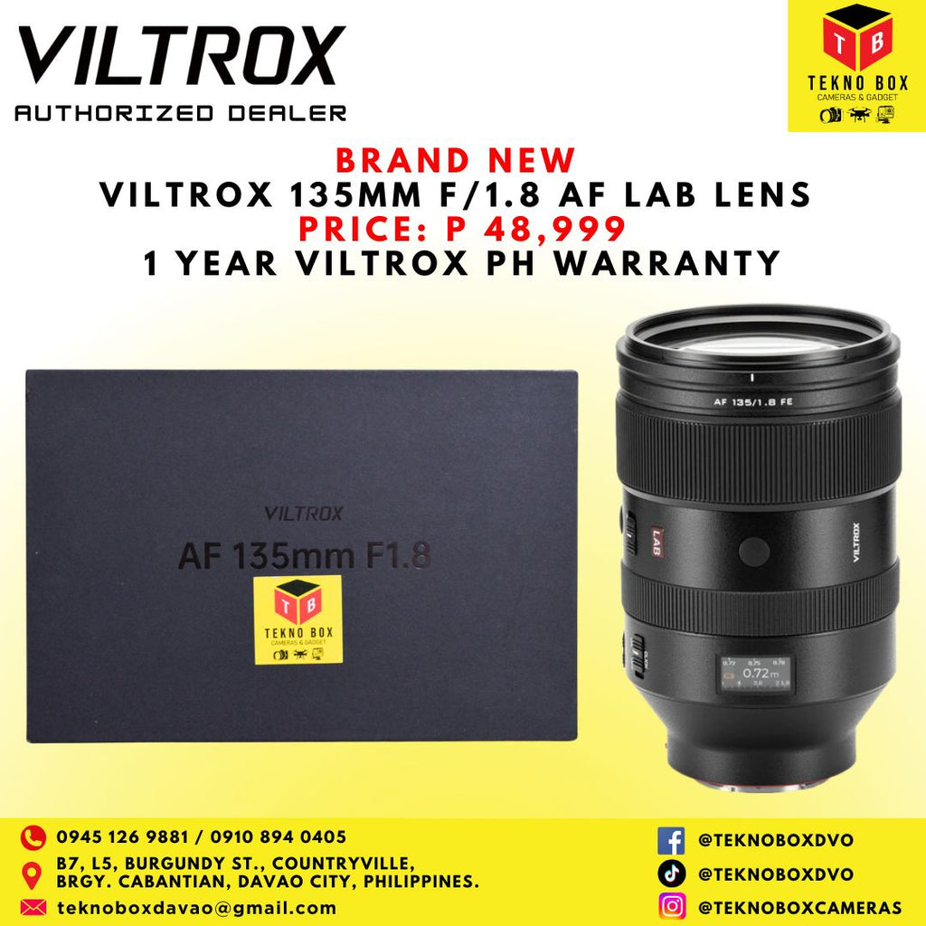 Viltrox 135mm F/1.8 AF LAB Lens (For Sony FE/E Mount)