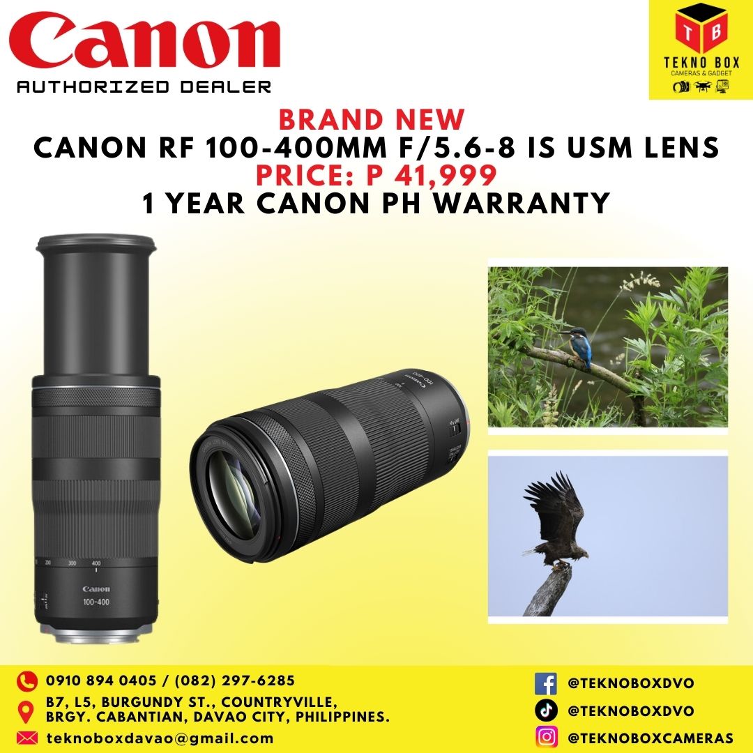Canon RF 100-400mm F/5.6-8 IS USM Lens