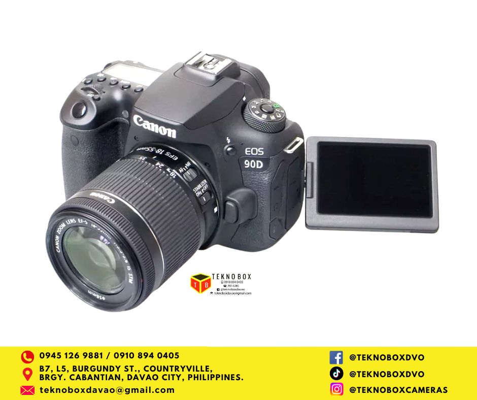 Canon 90D W/ 18-55mm IS STM Lens