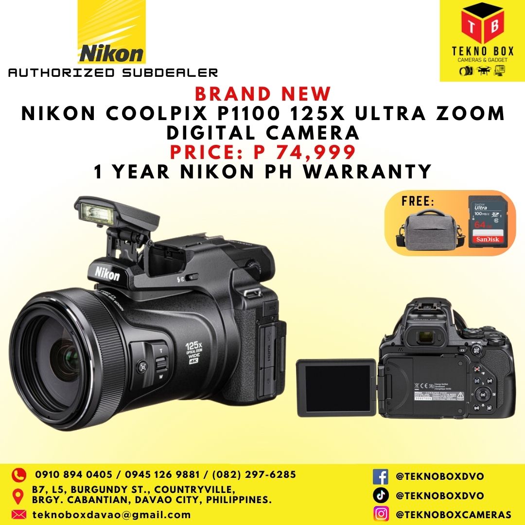 Nikon Coolpix P1100 125X Ultra Zoom Digital Camera