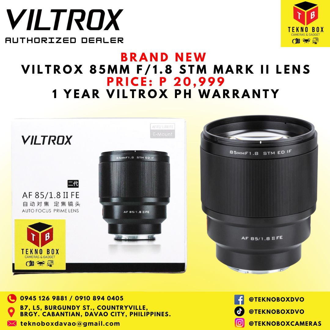 Viltrox 85mm f/1.8 STM Mark II Lens