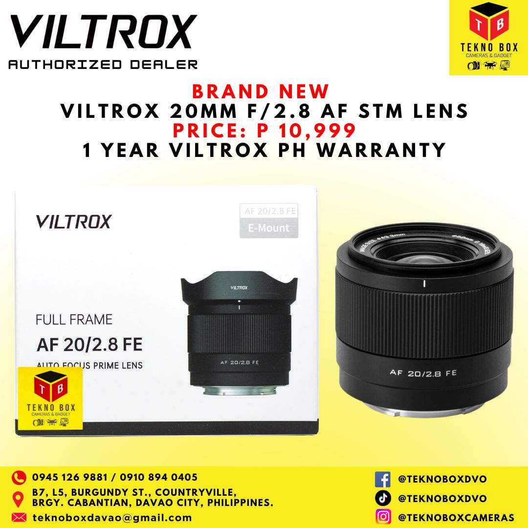 Viltrox AF 20mm F/2.8 STM Lens
