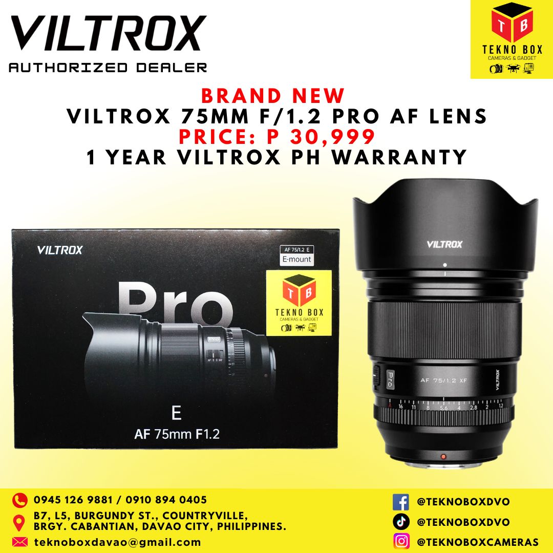 Brand New Viltrox 75mm F/1.2 Pro Lens